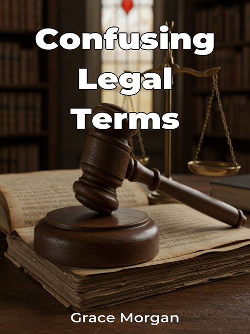 Title details for Confusing Legal Terms by Grace Morgan - Available